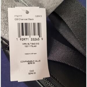 NWT Coach Warren Belt Bag In Signature Canvas Gunmetal/Charcoal/Black